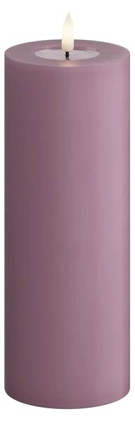 LED svíčka Light Purple 20 cm