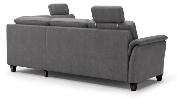 ROHOVÁ SEDAČKA, textil, antracitová Sit & More - Sedací soupravy, Online Only
