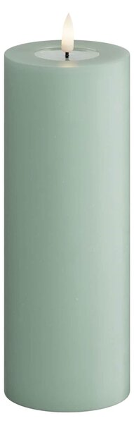 LED svíčka Salvie Green 20 cm