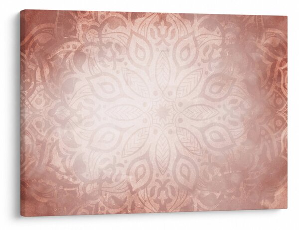 Obraz - Růžová mandala (70x50 cm)