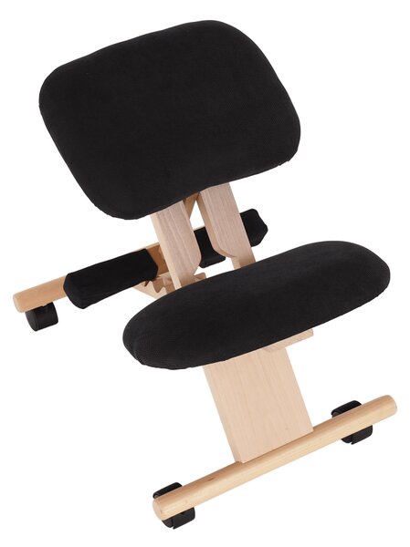 Ergonomická klekačka GROCO – Černá/Látka Buk