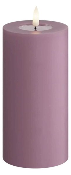 LED svíčka Light Purple 15 cm