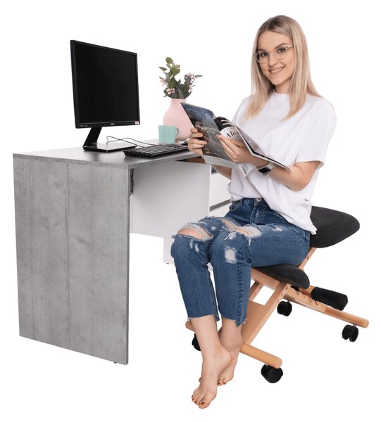 Ergonomická klekačka GROCO – Černá/Látka Buk