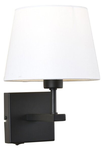 Italux WL-1122-1-A-BM-RO-WH nástěnné svítidlo Norte 1x60W E27 černá, bílá