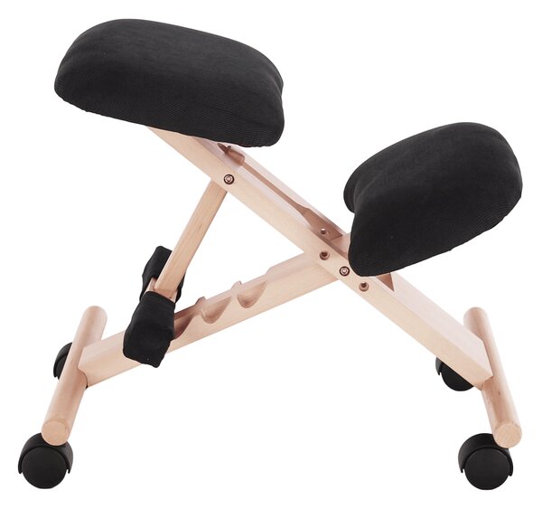 Ergonomická klekačka GROCO – Černá/Látka Buk