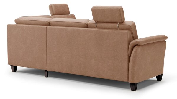 ROHOVÁ SEDAČKA, textil, koňaková Sit & More - Sedací soupravy, Online Only