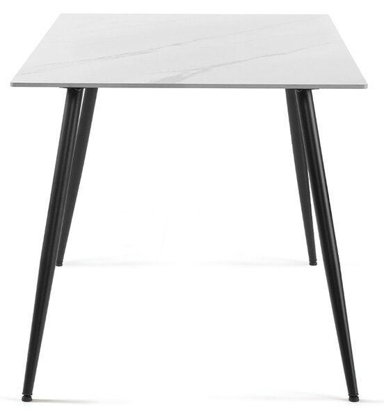 Vikio Jídelní stůl 120x80 dekor bílý mramor HJS100B-120