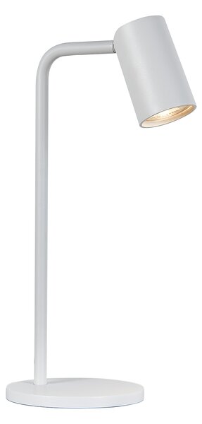 Mantra 7520 Sal, bílá stolní lampa s otočnou hlavou 1xGU10, výška 36,5cm