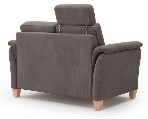 DVOUMÍSTNÁ POHOVKA, textil, tmavě hnědá Sit & More - Pohovky, Online Only
