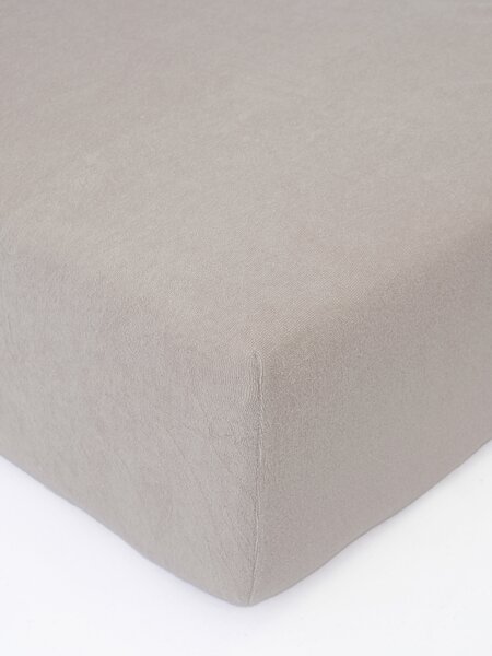 MK Lůžkoviny Froté prostěradlo do postýlky 60 × 120 cm - cappuccino