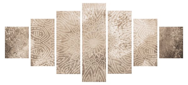 Obraz - Mandala (210x100 cm)
