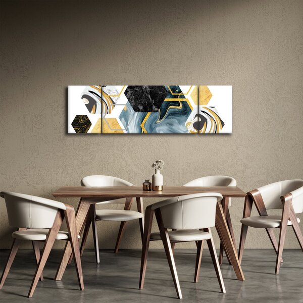 Obraz - Mnohoúhelníky (170x50 cm)