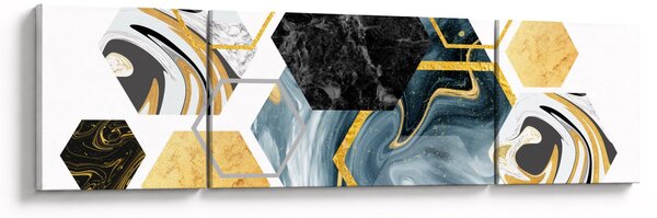 Obraz - Mnohoúhelníky (170x50 cm)