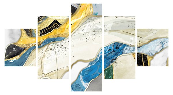 Obraz - Barevný mramor (125x70 cm)
