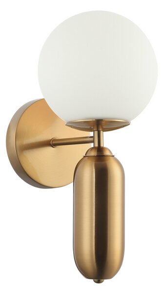 ITALUX WL-02340-1-BRO Aldeva nástěnné svítidlo 1xE27 starožitná bronzová, bílá
