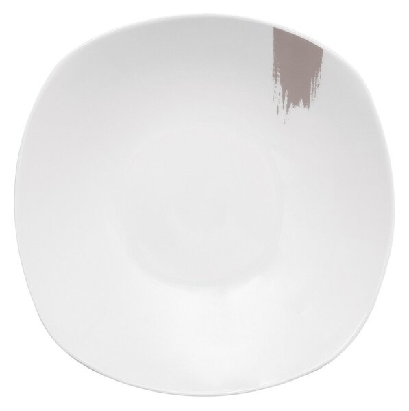 Jídelní sada talířů 18 ks Taupe Collection bílá-šedá
