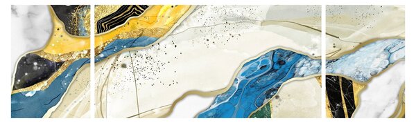 Obraz - Barevný mramor (170x50 cm)