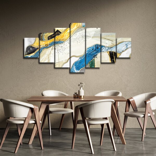Obraz - Barevný mramor (210x100 cm)