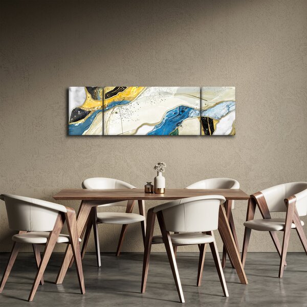 Obraz - Barevný mramor (170x50 cm)