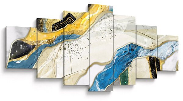 Obraz - Barevný mramor (210x100 cm)