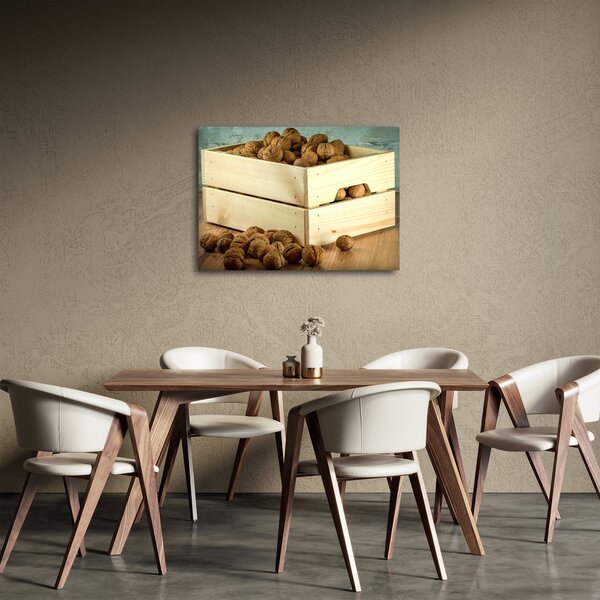 Obraz - Podzimní zátiší s ořechy (70x50 cm)