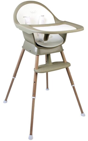 Béžová kovová jídelní židlička Quax Ultimo 62 - 92 cm