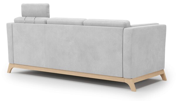 TŘÍMÍSTNÁ POHOVKA, textil, barvy stříbra Sit & More - Pohovky, Online Only