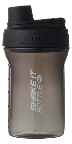 Láhev na pití shaker LOCK SHAKE IT 650ml černá