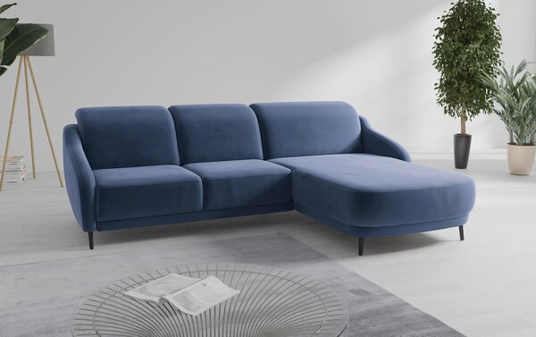 ROHOVÁ SEDAČKA, textil, modrá Sit & More - Sedací soupravy, Online Only