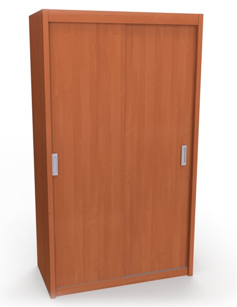 Skříň MIA XL s posuvnými dveřmi Bílá, Šířka: 120 cm