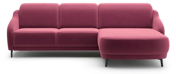 ROHOVÁ SEDAČKA, textil, lilková Sit & More - Sedací soupravy, Online Only