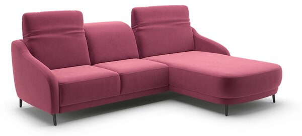 ROHOVÁ SEDAČKA, textil, lilková Sit & More - Sedací soupravy, Online Only