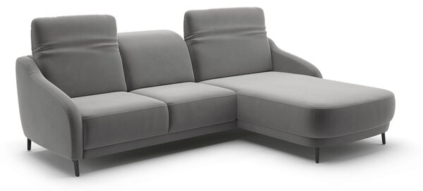 ROHOVÁ SEDAČKA, textil, šedá Sit & More - Sedací soupravy, Online Only