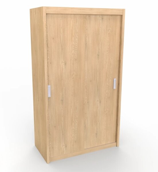 Skříň MIA XL s posuvnými dveřmi Dub sametový, Šířka: 120 cm