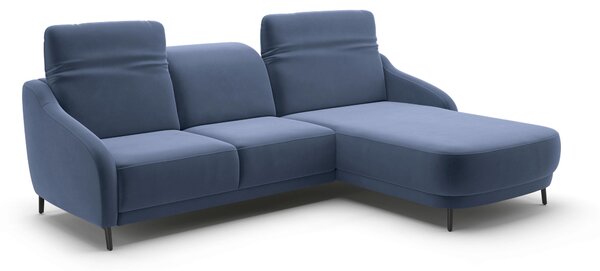 ROHOVÁ SEDAČKA, textil, modrá Sit & More - Sedací soupravy, Online Only