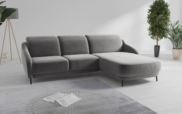 ROHOVÁ SEDAČKA, textil, šedá Sit & More - Sedací soupravy, Online Only
