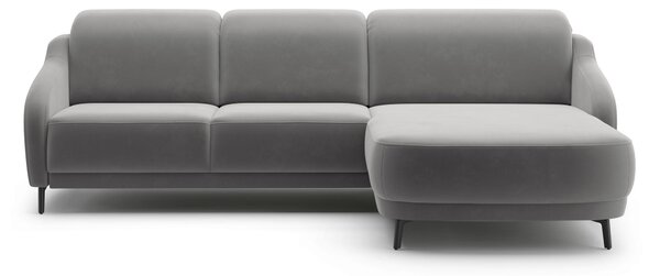 ROHOVÁ SEDAČKA, textil, šedá Sit & More - Sedací soupravy, Online Only