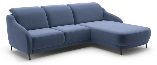 ROHOVÁ SEDAČKA, textil, modrá Sit & More - Sedací soupravy, Online Only