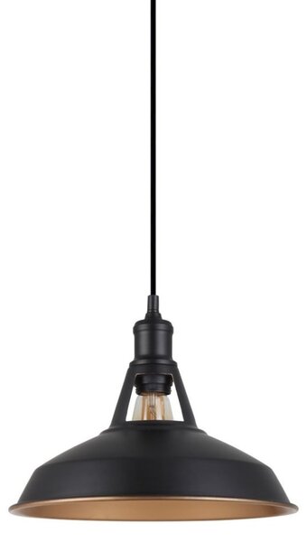 MDM-2315/1 M BK + GD ITALUX Freya industriální závěsné svítidlo 1x40W E27 IP20