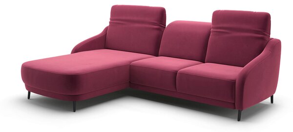 ROHOVÁ SEDAČKA, textil, lilková Sit & More - Sedací soupravy, Online Only