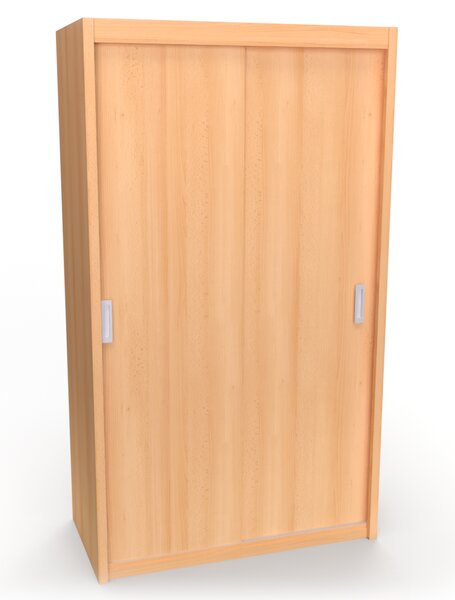 Skříň MIA XL s posuvnými dveřmi Buk, Šířka: 120 cm