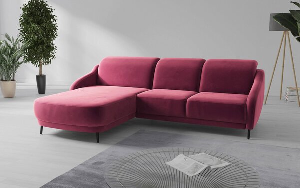 ROHOVÁ SEDAČKA, textil, lilková Sit & More - Sedací soupravy, Online Only