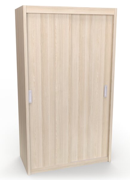 Skříň MIA XL s posuvnými dveřmi Akácie světlá, Šířka: 120 cm
