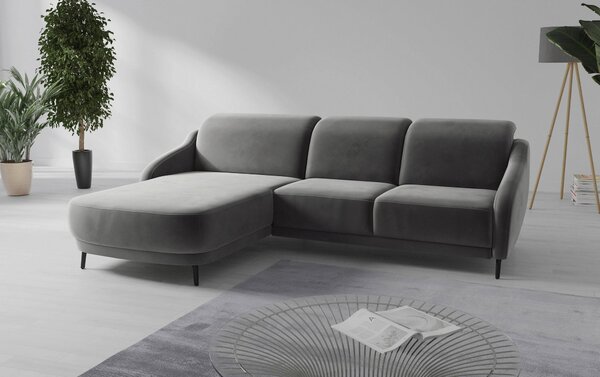 ROHOVÁ SEDAČKA, textil, šedá Sit & More - Sedací soupravy, Online Only