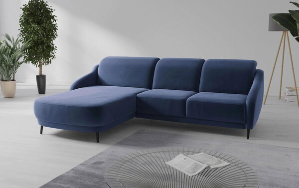 ROHOVÁ SEDAČKA, textil, modrá Sit & More - Sedací soupravy, Online Only