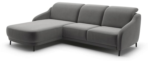 ROHOVÁ SEDAČKA, textil, šedá Sit & More - Sedací soupravy, Online Only
