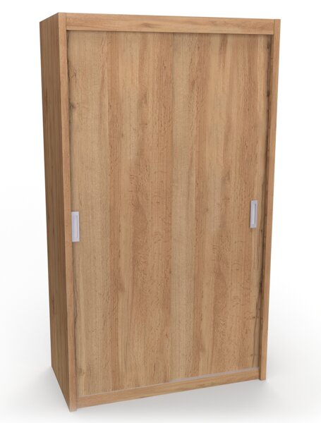 Skříň MIA XL s posuvnými dveřmi Dub harmony, Šířka: 120 cm