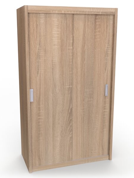 Skříň MIA XL s posuvnými dveřmi Dub natur (dub sonoma), Šířka: 120 cm