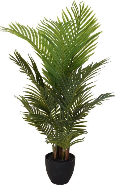 Umělá palma, 94 cm, zelená barva, v květináči