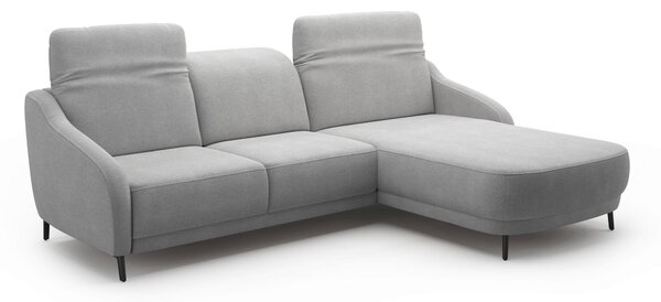 ROHOVÁ SEDAČKA, textil, šedá Sit & More - Sedací soupravy, Online Only